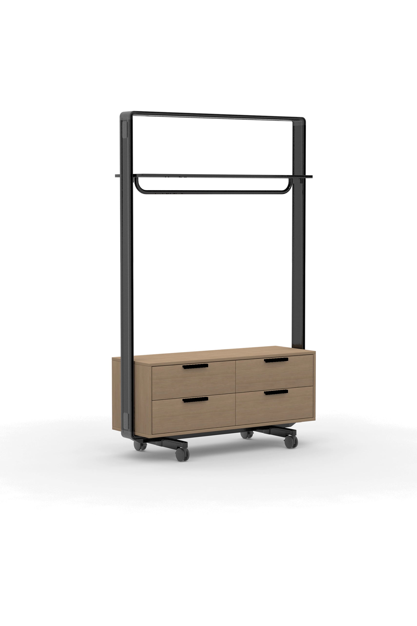 AW7850CHDW4 / Coat Hangar with Drawer Storage Unit