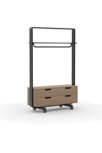 Coat Hangar with Drawer Storage Unit / AW7850CHDW4