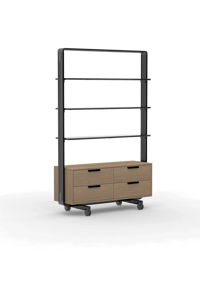 Shelf Unit with Drawer Storage Unit / AW7850SH3DW4