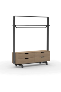 Coat Hangar with Drawer Storage Unit / AW7865CHDW4