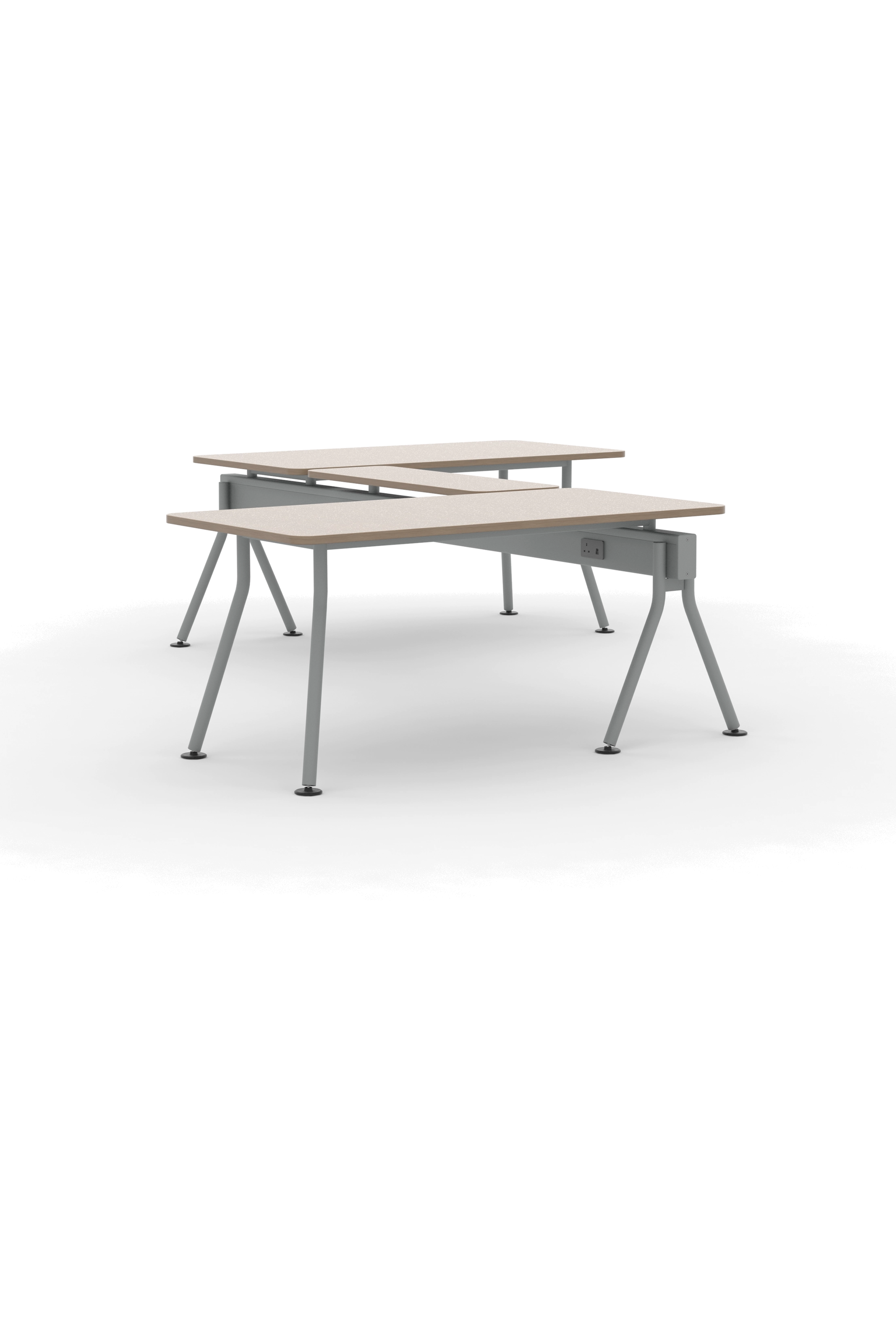 CB110BP6030D / 110" Beam with Attached Tables