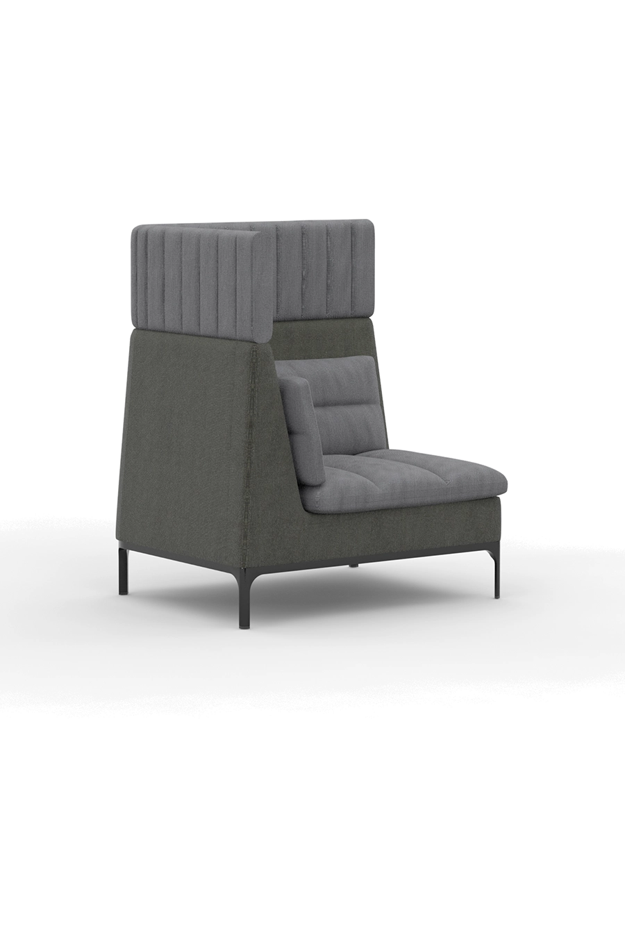 HAM101HRRH / Single Seat Right Hand Corner Unit