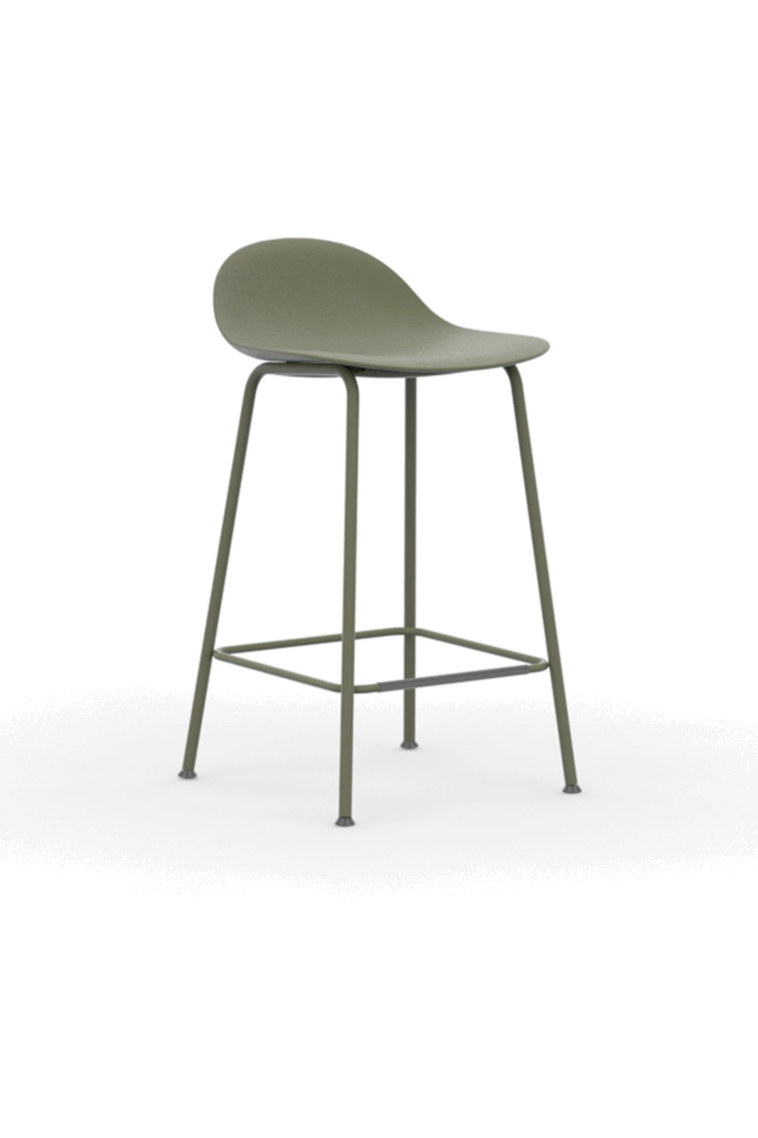 KIN502CH / Low Back Counter Height Stool