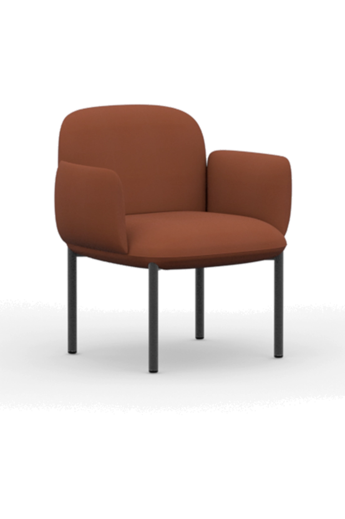 PLM02 / Lounge chair with arms
